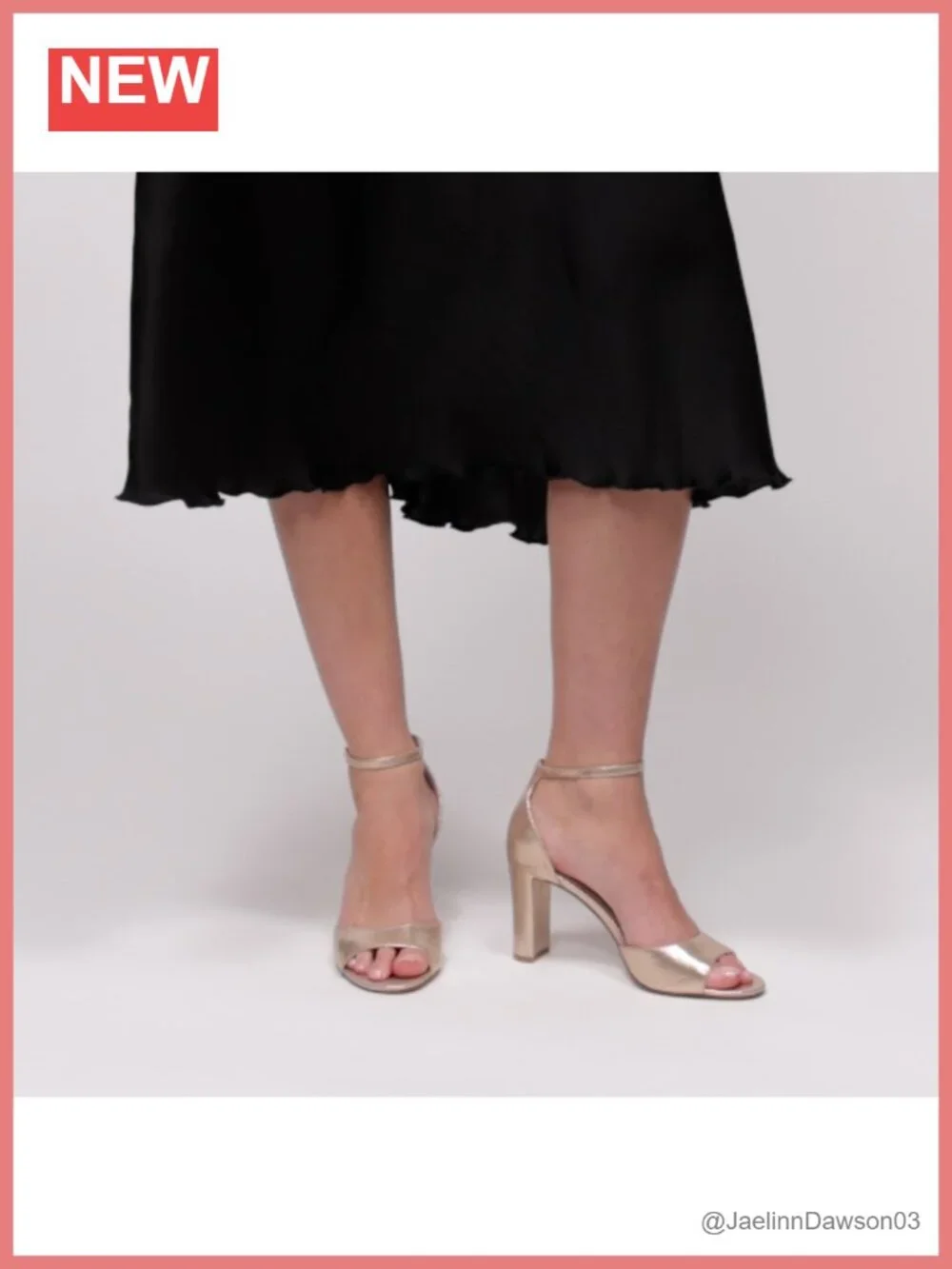 Block Heel Sandals with Ankle Strap Wedding Guest Shoes